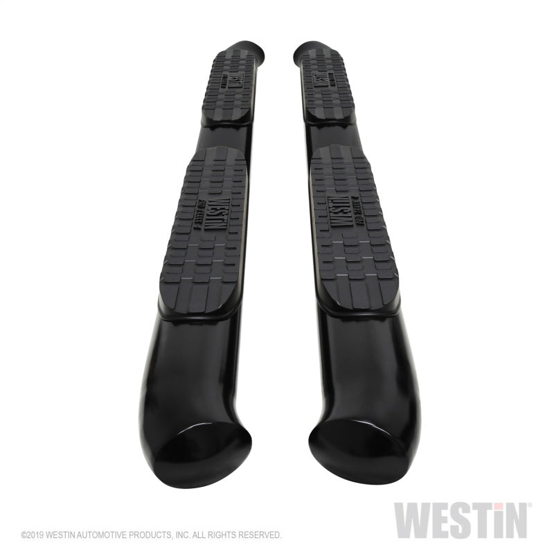 Westin 05+ Toyota Tacoma Access Cab PRO TRAXX 4 Oval Nerf Step Bars - Blk