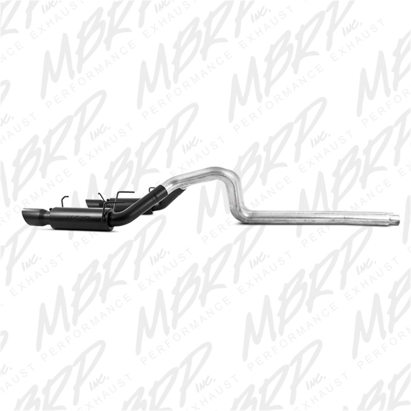 MBRP Ford Mustang GT 5.0L 3in Cat Back Dual Split Rear Race Version 4in Tips - Black