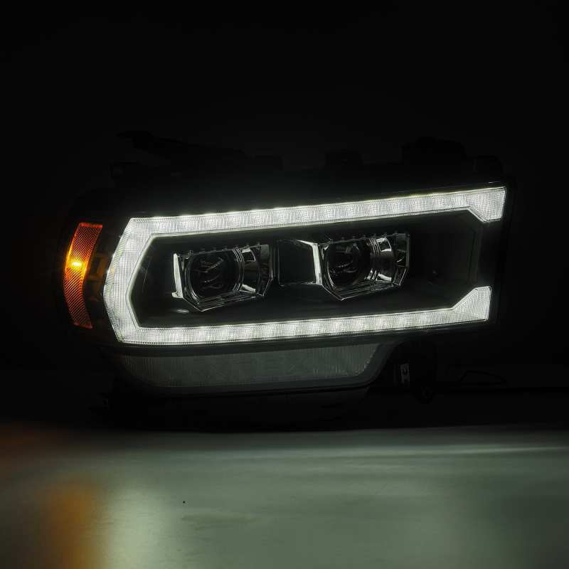 AlphaRex 19+ Ram 2500 PRO-Series Projector Headlights Plank Style Black w/Activation Light