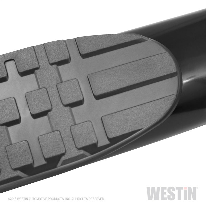 Westin Chevrolet Silverado/Sierra 1500 Crew Cab Non LD PRO TRAXX 4 Oval Nerf Step Bars - Black
