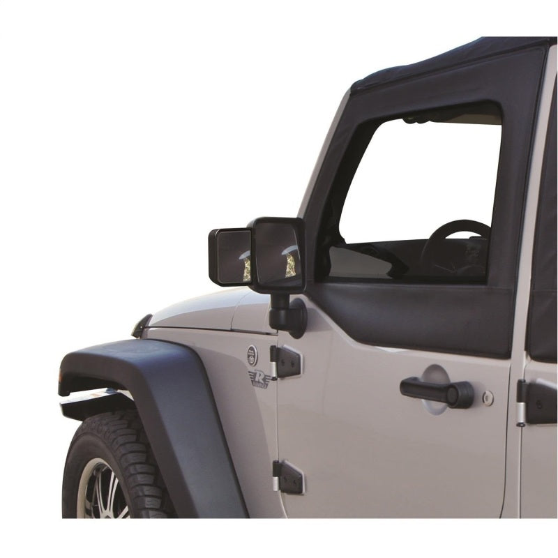 Rampage Jeep Wrangler(JK) Mirror Extensions - Black