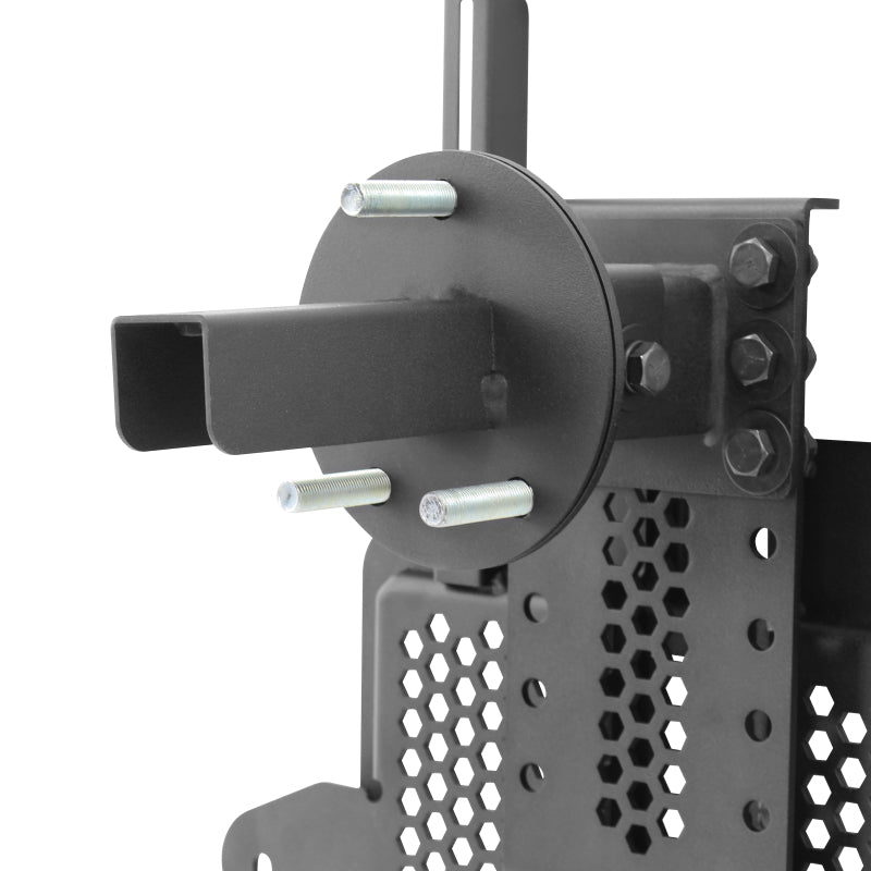 Go Rhino Jeep Wrangler JL/JLU Body Mount Spare Tire Carrier - Tex. Blk