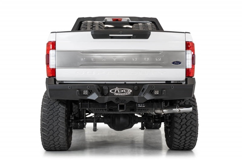 Addictive Desert Designs 17+ Ford Super Duty Bomber HD Rear Bumper w/ Mounts For Cube Lights