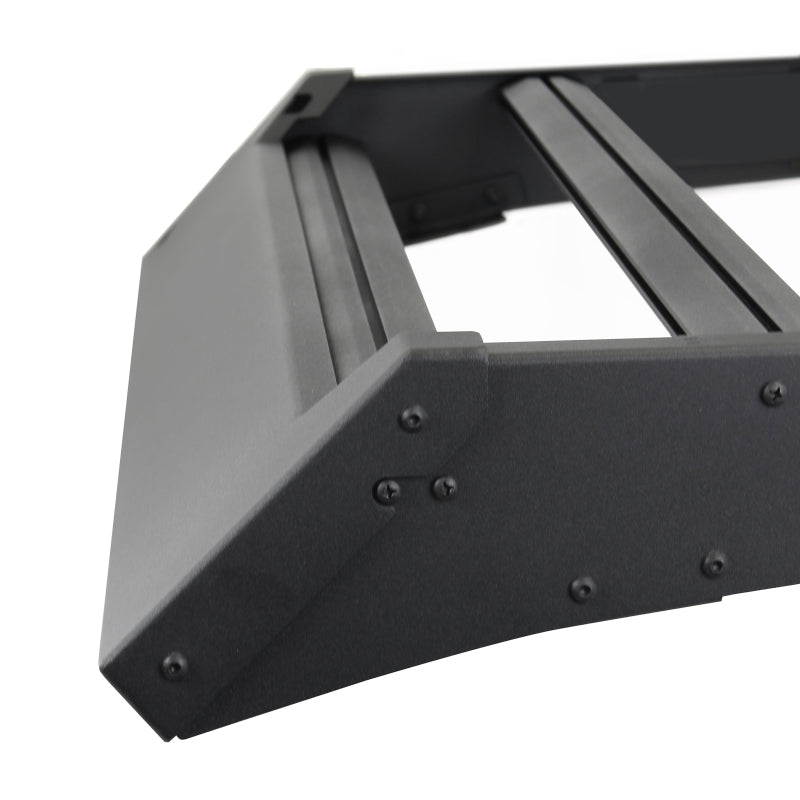 Go Rhino Toyota Tacoma DC Ceros Low Profile Roof Rack - Tex. Blk