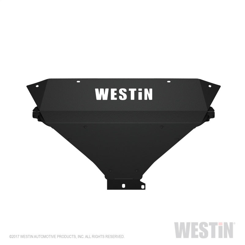 Westin 2014+ Chevy Silverado 1500 Outlaw Bumper Skid Plate - Textured Black