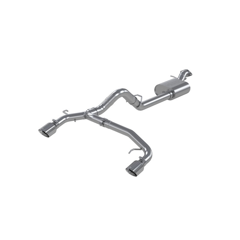 MBRP Ford Bronco 2.3/2.7L EcoBoost 2/4-Dr 3in Catback Dual Split Rear Exit Aluminized Steel