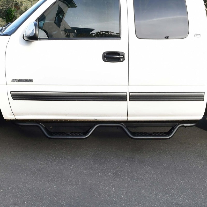 Westin Chevrolet Silverado 1500 (Ext. Cab) Outlaw Drop Nerf Step Bars - Textured Black