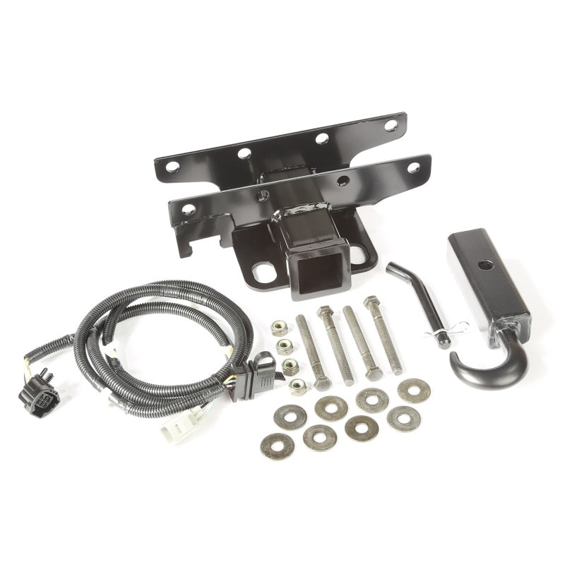 Rugged Ridge Receiver Hitch Kit Hook Jeep Wrangler JK