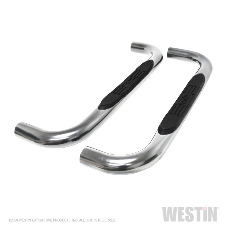 Westin 19+ Chevy/GMC Silverado/Sierra 1500 Regular Cab E-Series 3 Nerf Step Bars - Stainless Steel