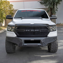Load image into Gallery viewer, Go Rhino Ram 1500 (Excl. Rebel/Warlock/TRX) Element FR Bumper w/Fixed Lgt Bar Mount - Tex. Blk