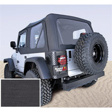 Load image into Gallery viewer, Rugged Ridge S-Top Door Skins Black Clear Windows Jeep Wrangler TJ