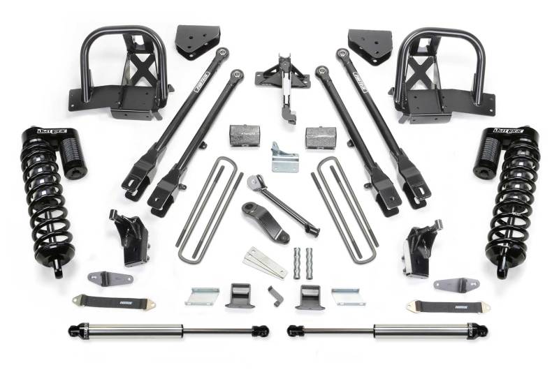 Fabtech 08-10 Ford F450/550 4WD 6in 4Link Sys w/Dlss 4.0 C/O& Rr Dlss