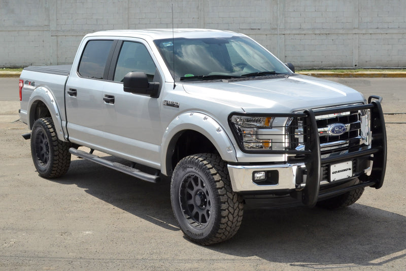 Go Rhino Ford F-150 3000 Series StepGuard - Black (Center Grille Guard Only)