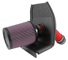 Load image into Gallery viewer, K&amp;N Subaru WRX-STI 2.5L H4 Red Typhoon Short Ram Intake