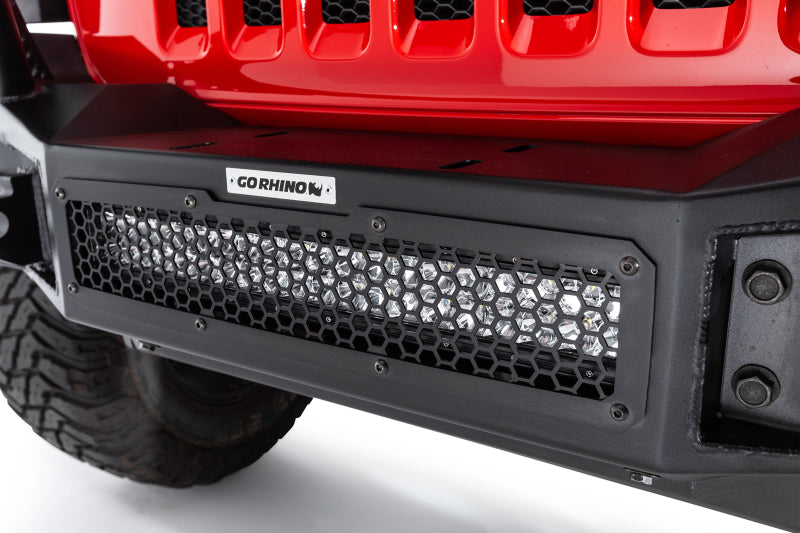 Go Rhino Jeep Wrangler JL/JLU/JK/JKU/Gladiator JT Rockline Full Width Bumper
