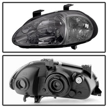 Load image into Gallery viewer, Xtune Honda Del Sol 93-97 1Pc Crystal Headlights Smoke HD-ON-HDEL93-1P-SM