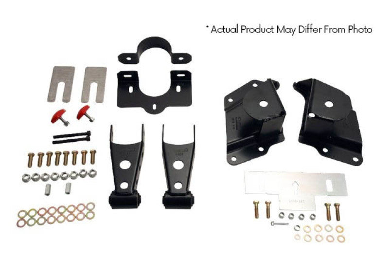 Belltech SHACKLE AND HANGER KIT GM/GMC 1500 EXT CAB 3inch