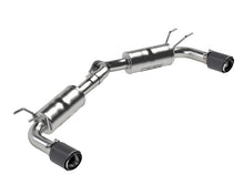 Load image into Gallery viewer, MBRP Mazda 3 Hatchback T304SS 2.5in Axle-Back, Dual Rear Exit w/Carbon Fiber Tips