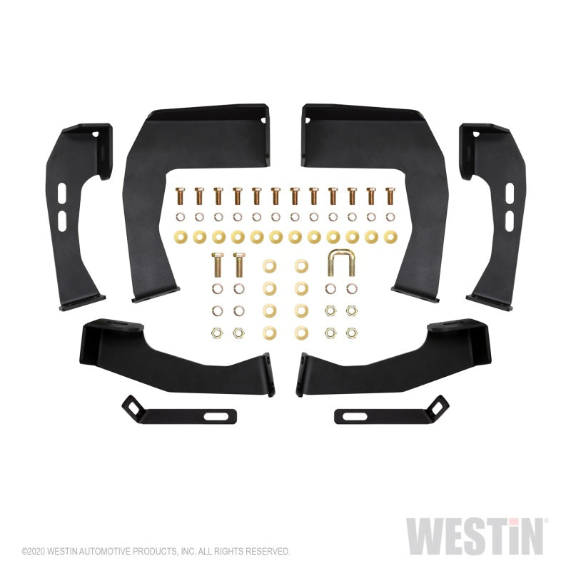 Westin Chevy Silverado 1500 Crew Cab 2004-2013 HDX Drop Nerf Step Bars - Textured Black