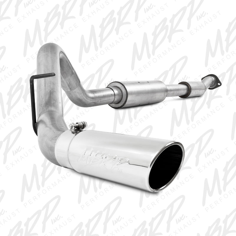 MBRP Ford F150 SVT Raptor 6.2L EC-SB/CC-SB 3.5in Cat Back Single Exit Alum Exhaust System