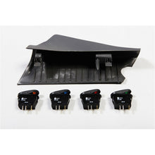 Load image into Gallery viewer, Rugged Ridge A-Pillar 4 Switch Pod Kit Black RHD Jeep Wrangler
