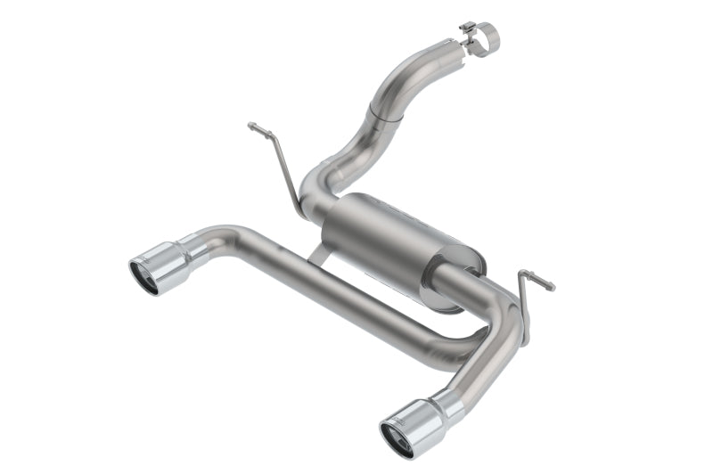 Borla 18-19 Jeep Wrangler JL/JLU 2.0L 4Cyl 2DR/4DR Axle Back Exhaust S-Type w/ 3.5in Tips