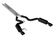 Load image into Gallery viewer, MBRP Ford Mustang GT 5.0 Convertible Black 3in Cat Back Dual Split Rear Exit (Street Version)