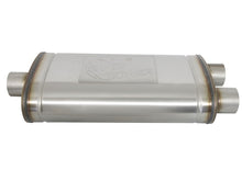 Load image into Gallery viewer, Detail of aFe Vulcan exhaust muffler with engraved branding