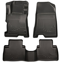 Load image into Gallery viewer, Husky Liners 11-12 Hyundai Sonata WeatherBeater Combo Black Floor Liners