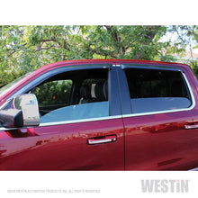 Load image into Gallery viewer, Westin RAM 1500 Crew Cab (Non Classic) Wade Slim Wind Deflector 4pc - Smoke