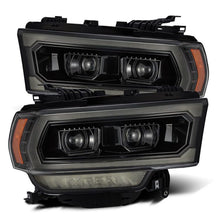 Load image into Gallery viewer, AlphaRex 19+ Ram 2500 LUXX LED Proj Headlights Plank Style Alpha Blk w/Activ Light/Seq Signal/DRL