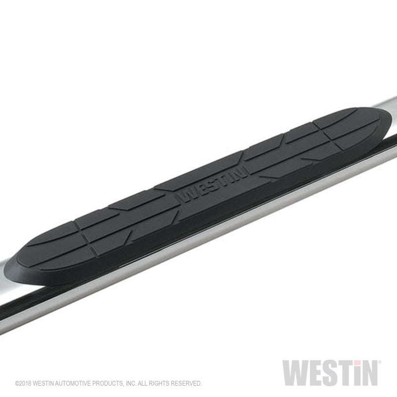 Westin Premier 4 Oval Nerf Step Bars 85 in - Stainless Steel