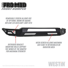 Load image into Gallery viewer, Westin 2019+ Dodge Ram 1500 ( Excludes 1500 Classic &amp; Rebel Models )  Pro-Mod Front Bumper