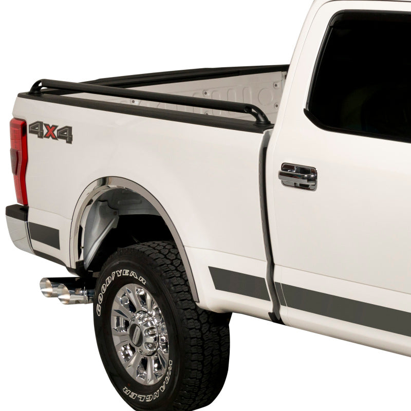 Putco 07-20 Toyota Tundra - 6.5ft Bed Locker Side Rails - Black Powder Coated