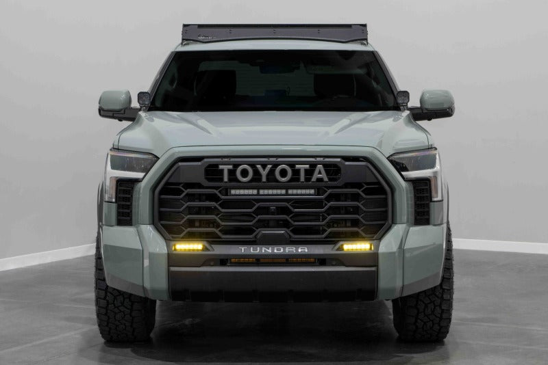 Diode Dynamics 2022 Toyota Tundra SS6 LED Fog Light Kit - Amber Wide