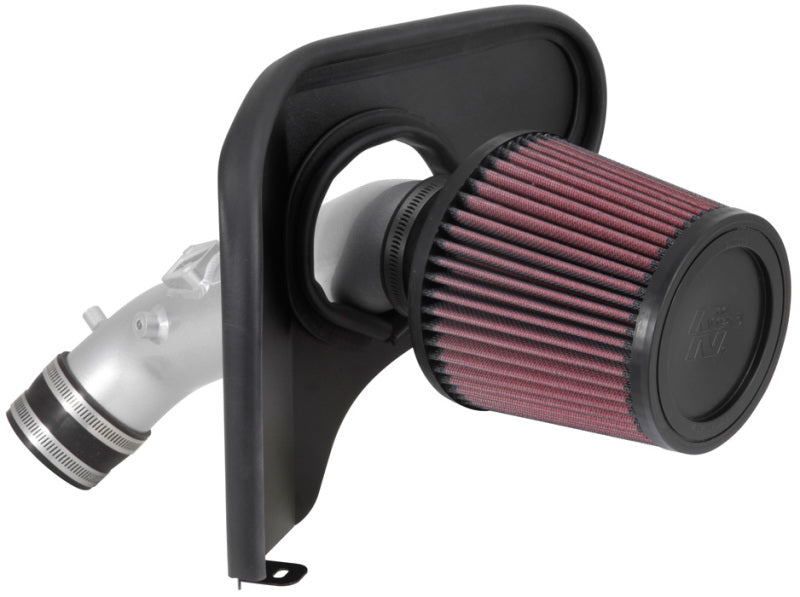 K&N Honda Accord 2.4L L4 69 Series Typhoon Air Intake System - Silver Cold Air Intake Kit