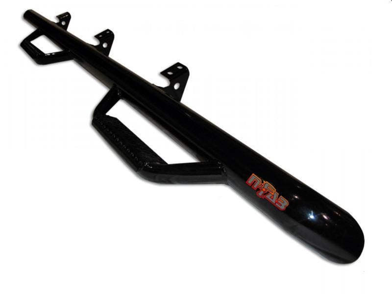 N-Fab Nerf Step 05-15 Toyota Tacoma Double Cab 5ft Bed - Gloss Black - W2W - 2in