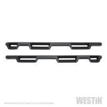 Load image into Gallery viewer, Westin Chevrolet Silverado/Sierra 1500 (5.5ft) Drop Wheel to Wheel Nerf Step Bars - Txt Black