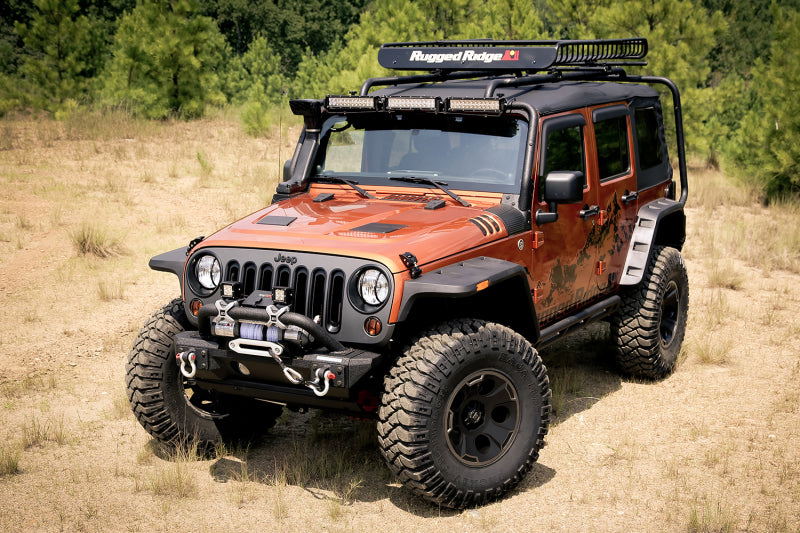 Rugged Ridge Hurricane Flat Fender Flare Kit Jeep Wrangler