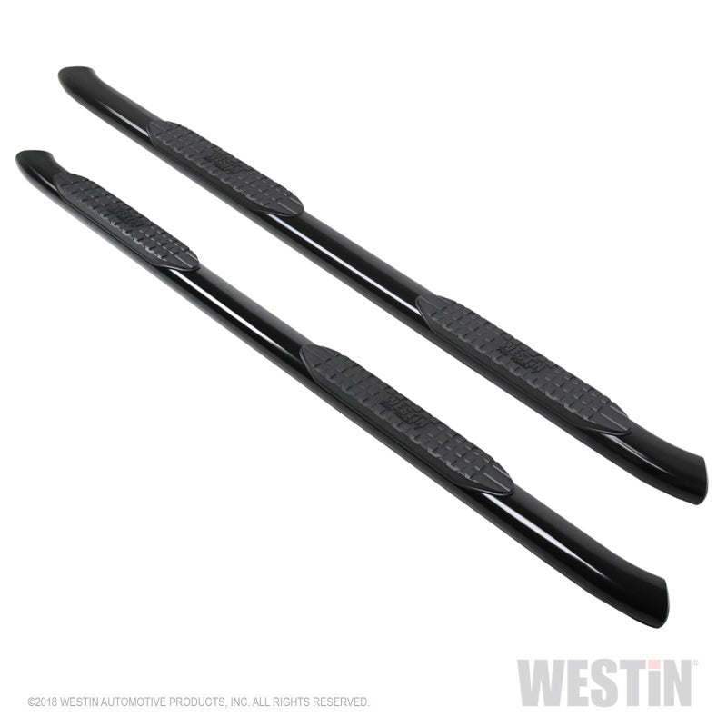 Westin Chevrolet Silverado/Sierra 1500 Crew Cab Non LD PRO TRAXX 5 Oval Nerf Step Bars - Black