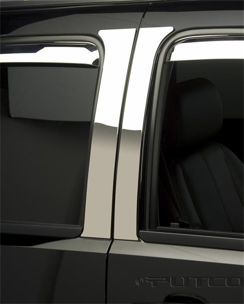 Putco 14-14 Chevrolet Silverado HD - (Crew Cab) - 4pcs Stainless Steel Pillar Posts Classic
