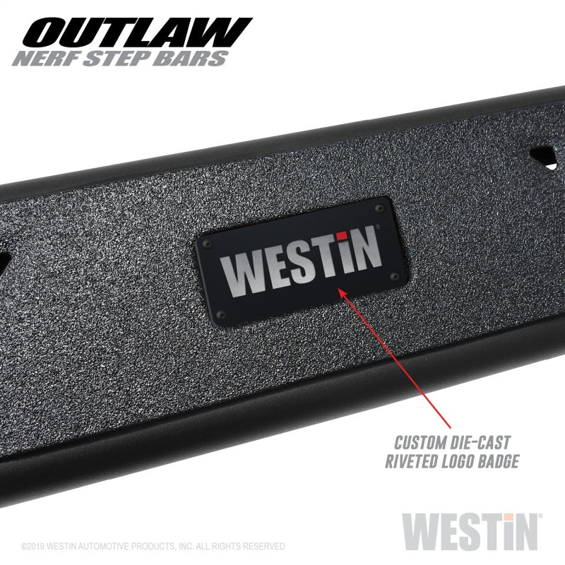 Westin 09+ Dodge RAM 1500 Crew Cab Outlaw Nerf Step Bars
