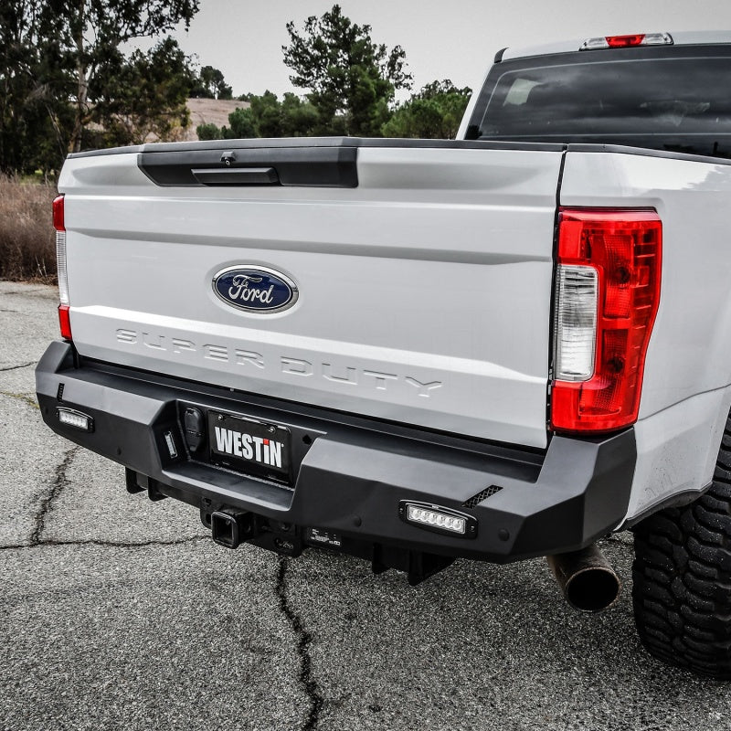 Westin 17+ Ford F-250/350 Pro-Series Rear Bumper - Textured Black