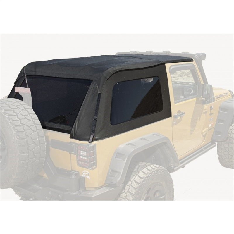 Rugged Ridge Bowless Top 2-Door Black Diamond Jeep Wrangler