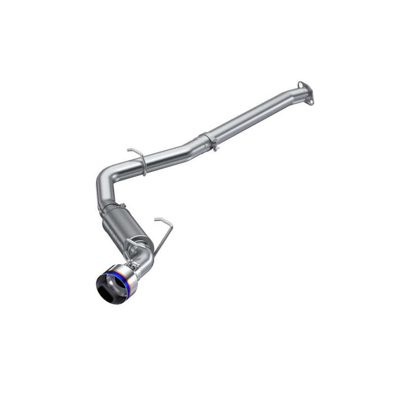 MBRP Subaru BRZ 17-22 Toyota GR86 Stainless Steel 3in Cat-Back-Single Rear Exit w Burnt Tip