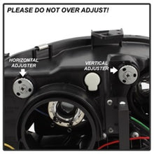 Load image into Gallery viewer, Spyder Audi A4 06-08 Projector Headlights Halogen Model Only - DRL Black PRO-YD-AA405-DRL-BK