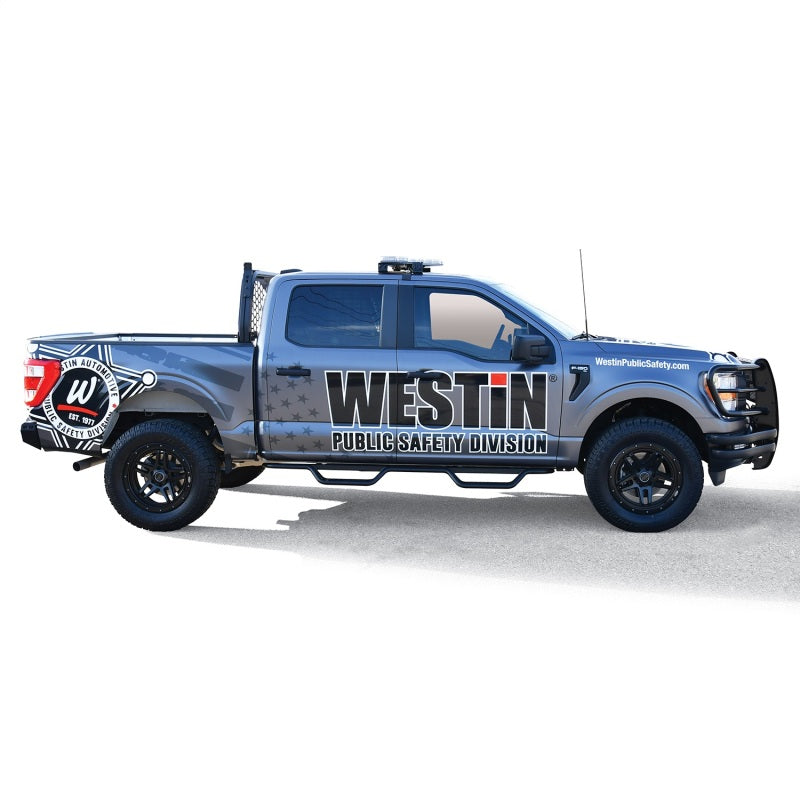 Westin 15+ Ford F-150 SuperCrew / 17-22 F-250/350 Crew Cab Outlaw Nerf Step Bars