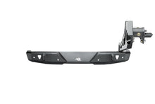 Load image into Gallery viewer, Rugged Ridge Jeep Wrangler (JL) Rubicon/Spt 2dr HD Rear Bumper w/Swing Out Tire Carrier - Blk