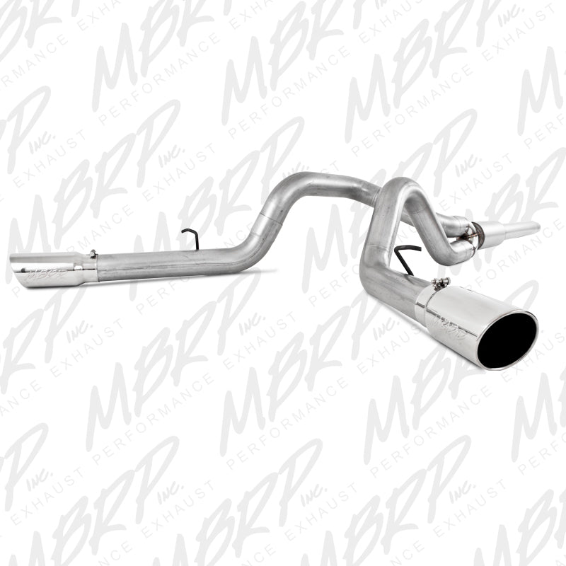 MBRP Ford F-250/350 V-10 Cat Back 4 Dual Split Side