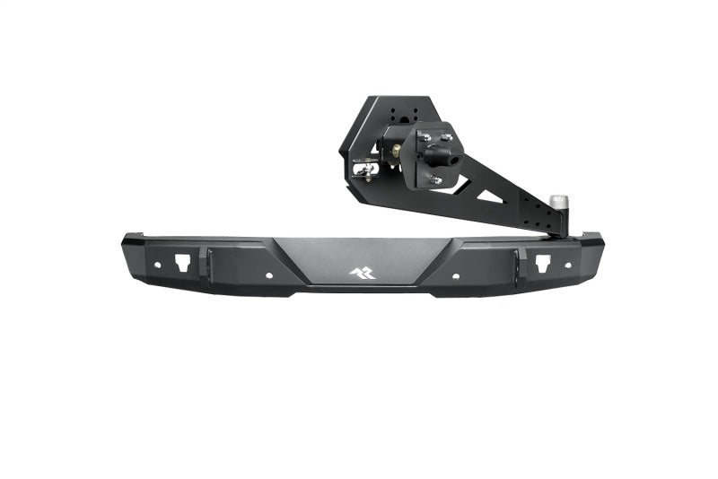 Rugged Ridge Jeep Wrangler (JL) Rubicon/Spt 2dr HD Rear Bumper w/Swing Out Tire Carrier - Blk